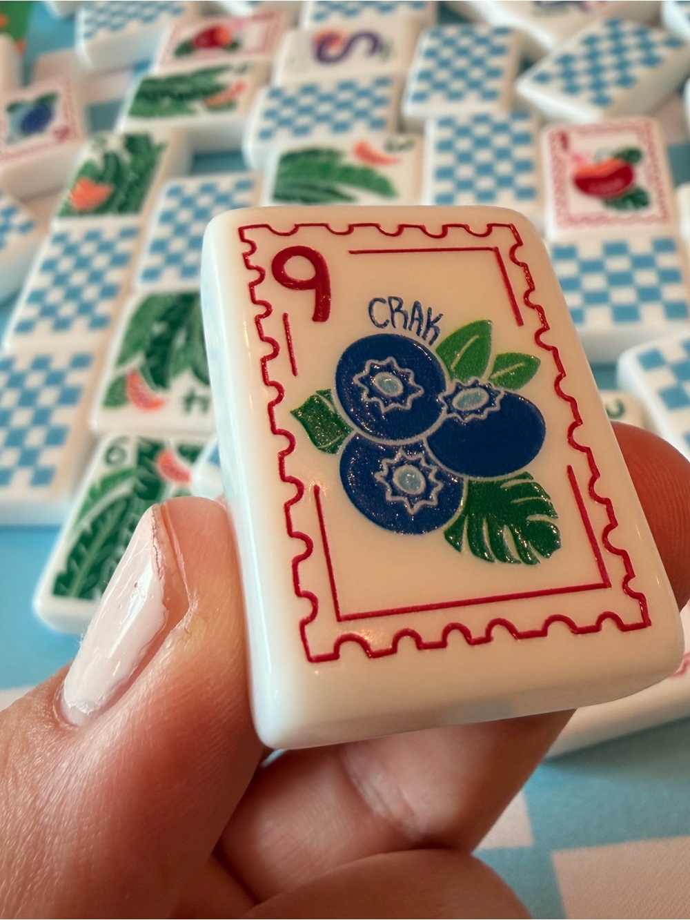 Mahjong tile set - Miss Out of Office - DUPES - Picture 7 of 16